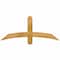 Ekena Millwork Bellingham Rough Sawn Timber Gable Bracket, Western Red Cedar, 48"W x 20"H x 2"D x 4"F, 10/12 Pitch GBW048X20X0204BEL00RWR - alternate 1
